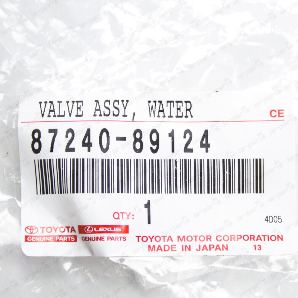 Genuine Toyota 1989-1995 4Runner Pickup HVAC Heater Control Valve 87240-89124