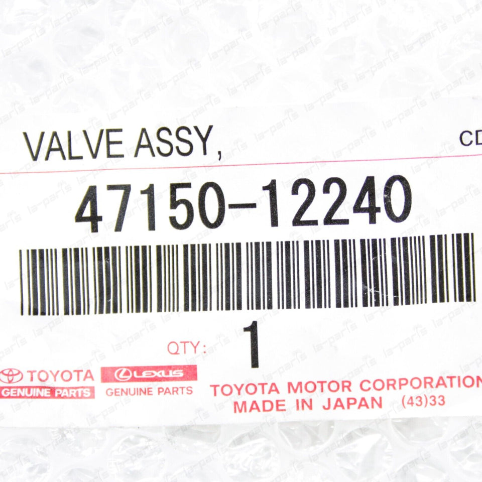 New Genuine OEM Toyota 93-02 Corolla 00-05 Echo 86-93 Celica Proportioning Valve