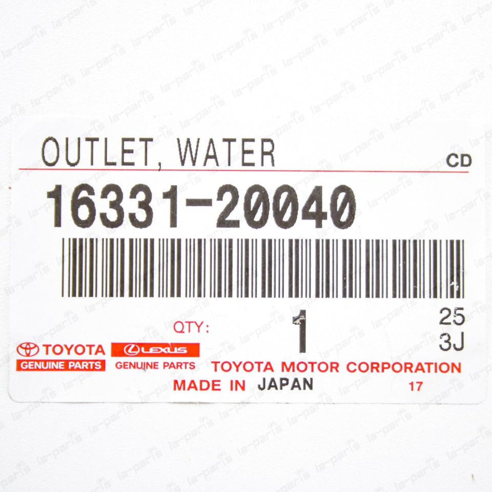Genuine OEM Toyota Avalon Sienna 3.0l Engine Coolant Outlet Flange 16331-20040