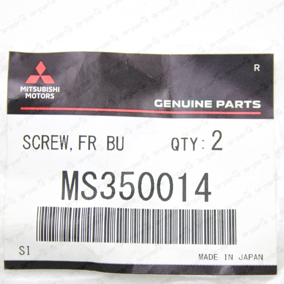 New Genuine Mitsubishi License Bracket Screw MS350014