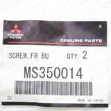 New Genuine Mitsubishi License Bracket Screw MS350014