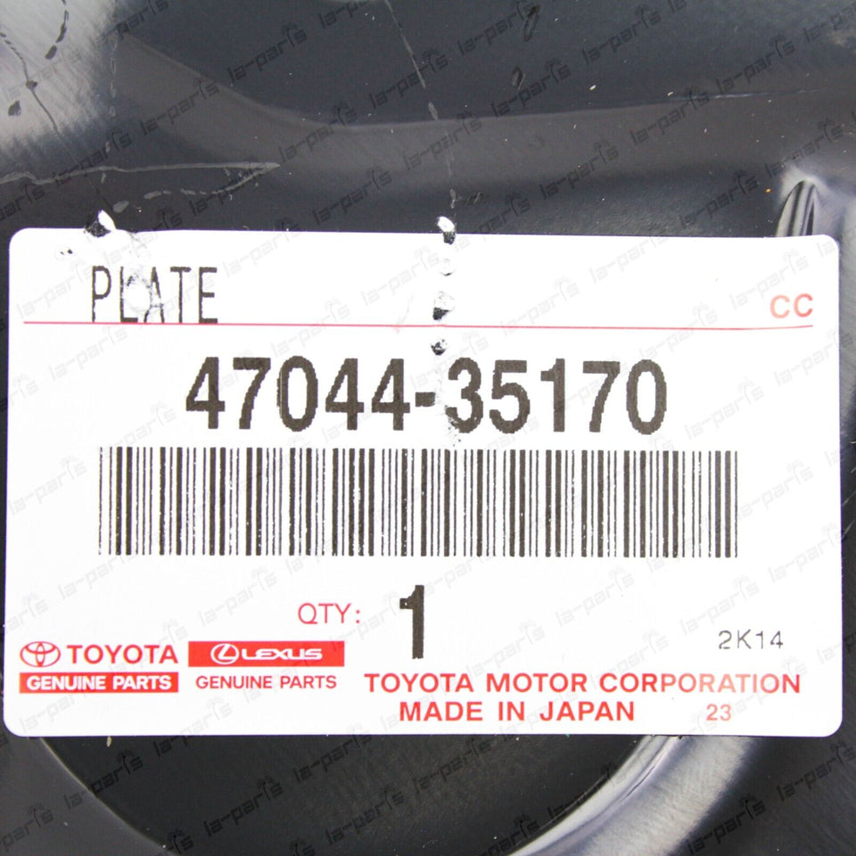 Genuine Toyota 96-01 4Runner 00-03 Tundra Rear Left Braking Plate 47044-35170
