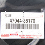 Genuine Toyota 96-01 4Runner 00-03 Tundra Rear Left Braking Plate 47044-35170