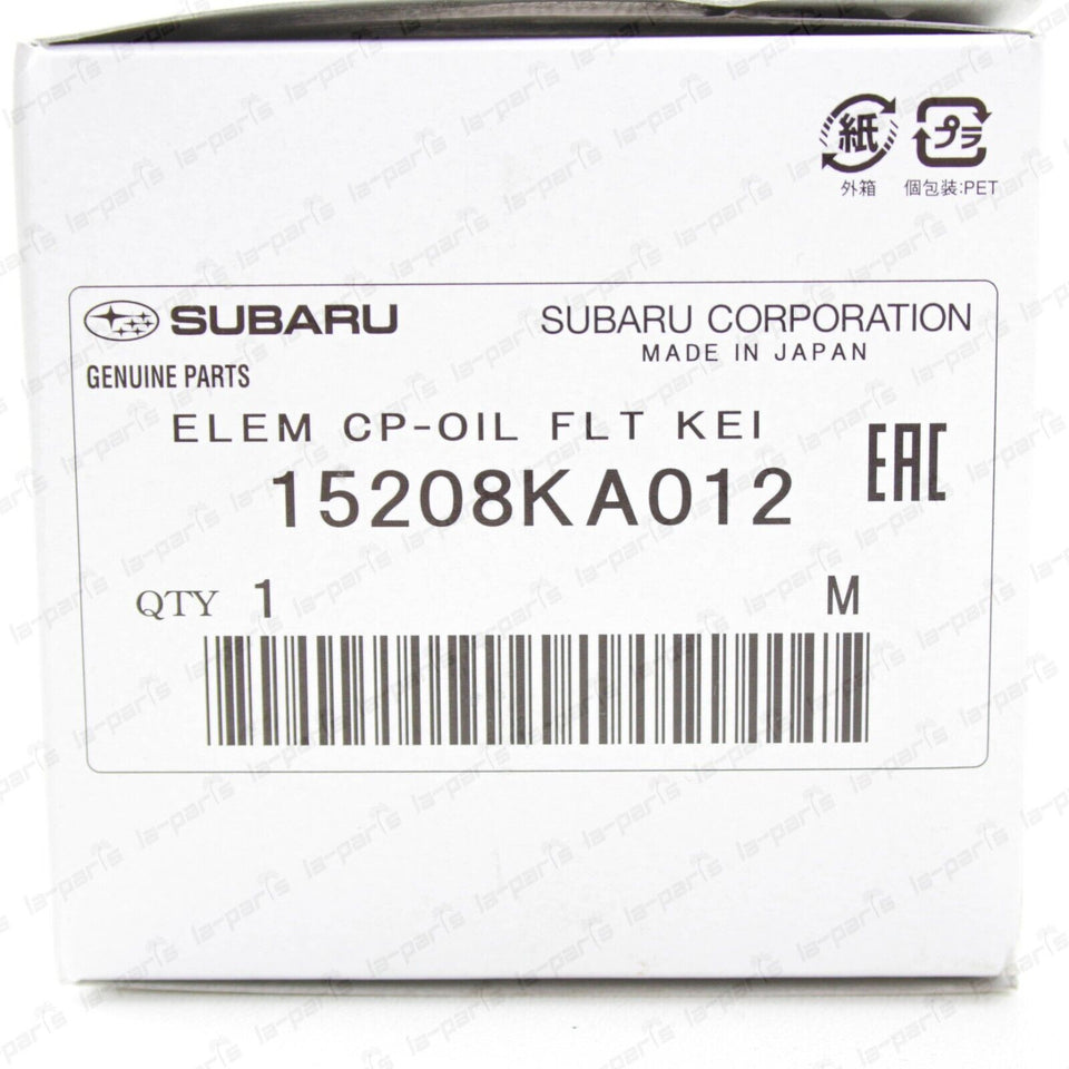 New Genuine Subaru Sambar KS3 KS4 KV3 KV4 Oil Filter 15208KA012