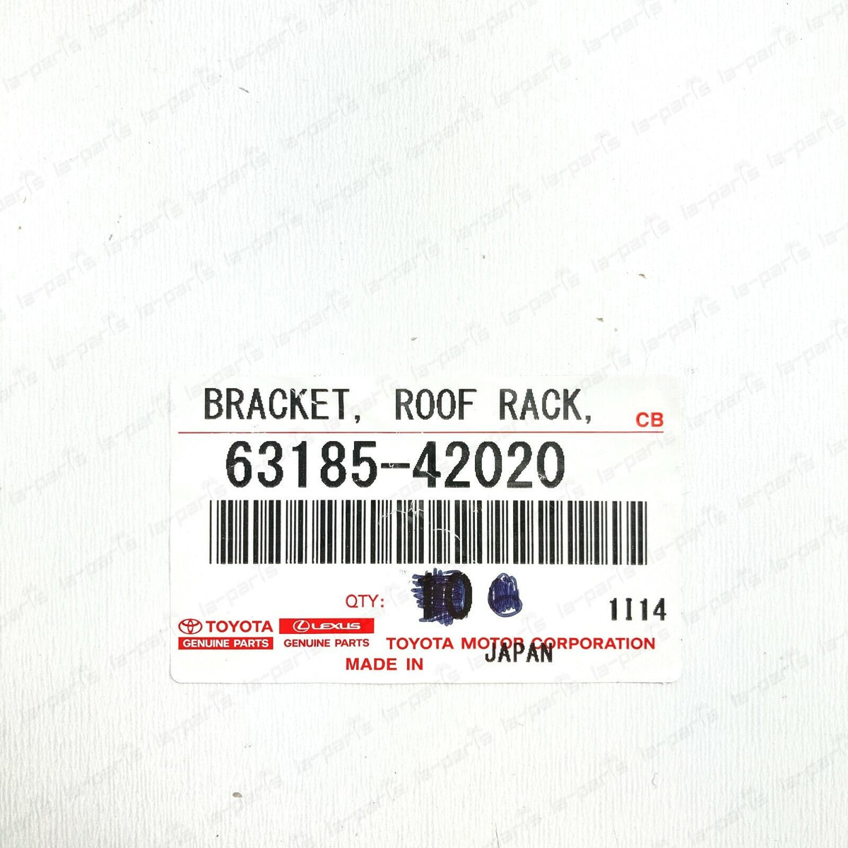 New Genuine Toyota Lexus Roof Rack Bracket 6318542020 Laparts