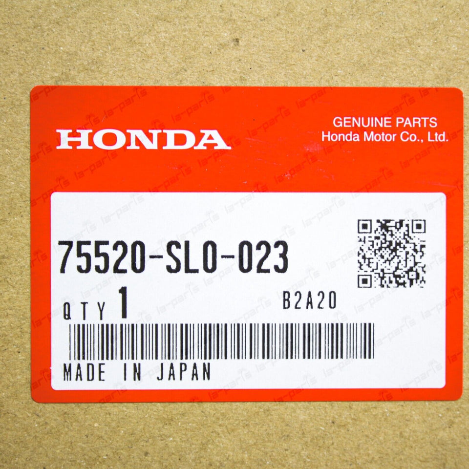 Genuine Honda Acura NSX NSX-R NA1 NA2 Garnish Center Rear Panel 75520-SL0-023