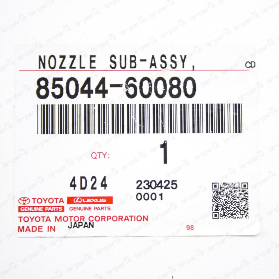 New Genuine Toyota Land Cruiser 90 Headlamp Cleaner Washer Nozzle 85044-60080