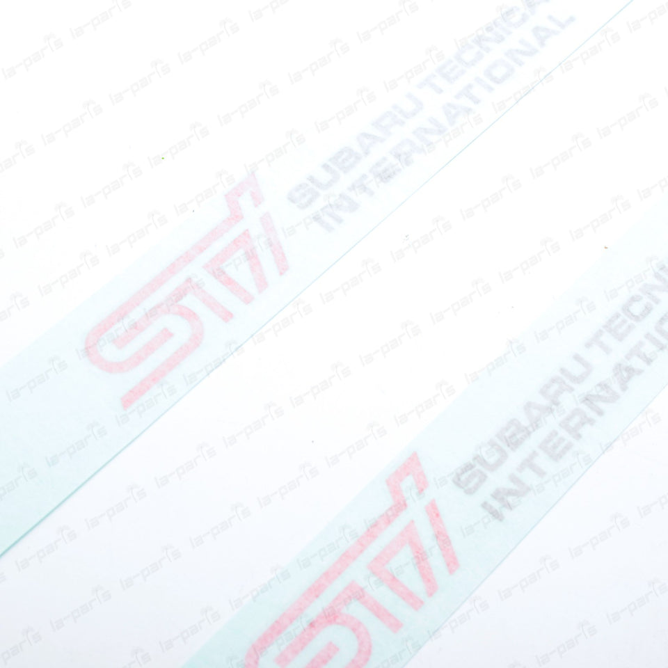 Genuine OEM Subaru WRX STi Door Decal "STi Subaru Technica International" Qty:22