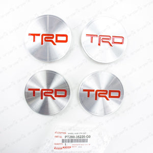 Genuine Toyota TRD 16" Beadlock Style Wheel Center Cap PT280-35220-G0 SET of 4