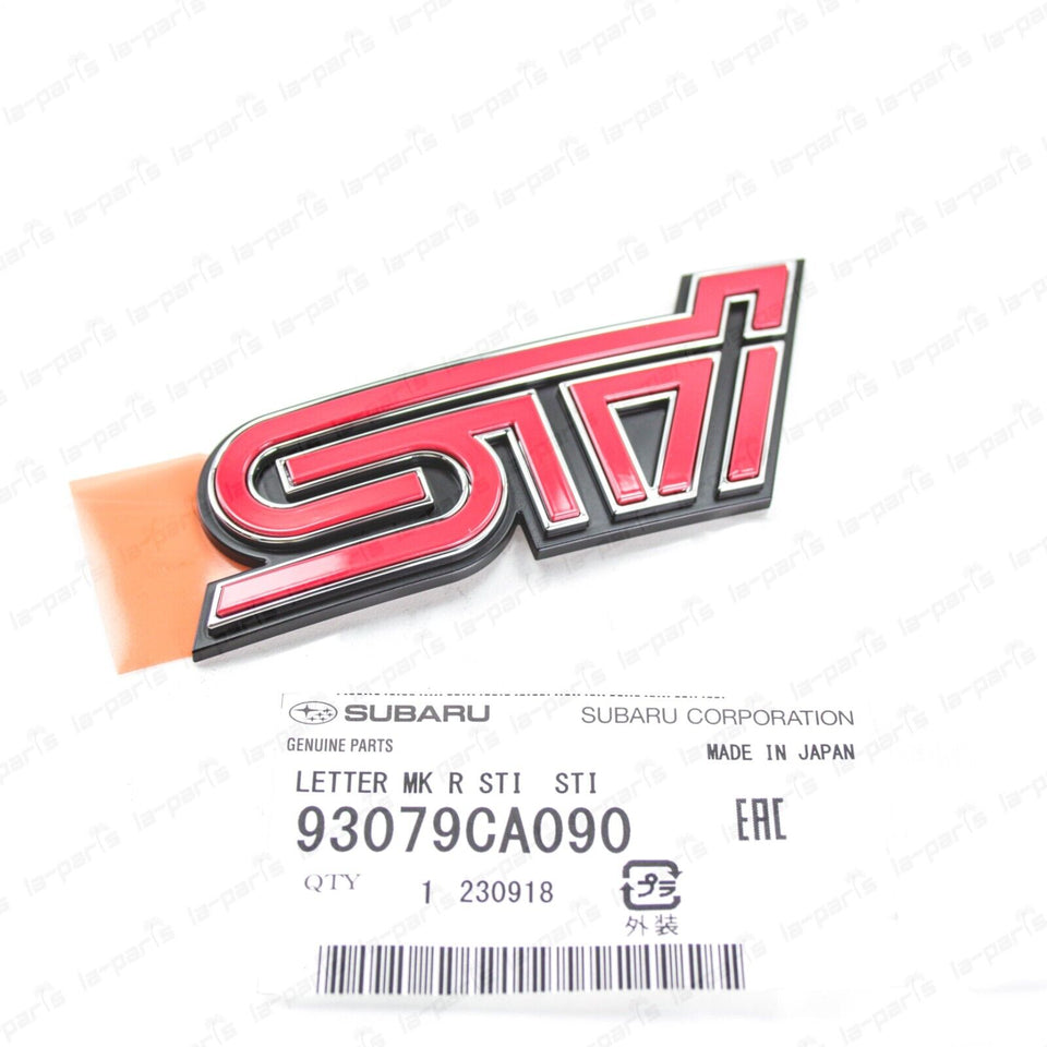 New Genuine OEM Subaru BRZ STi Rear Emblem 93079CA090