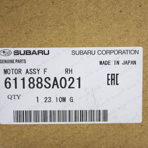 New Genuine Subaru Forester JDM SG5 SG9 Front Passenger Window Regulator Motor