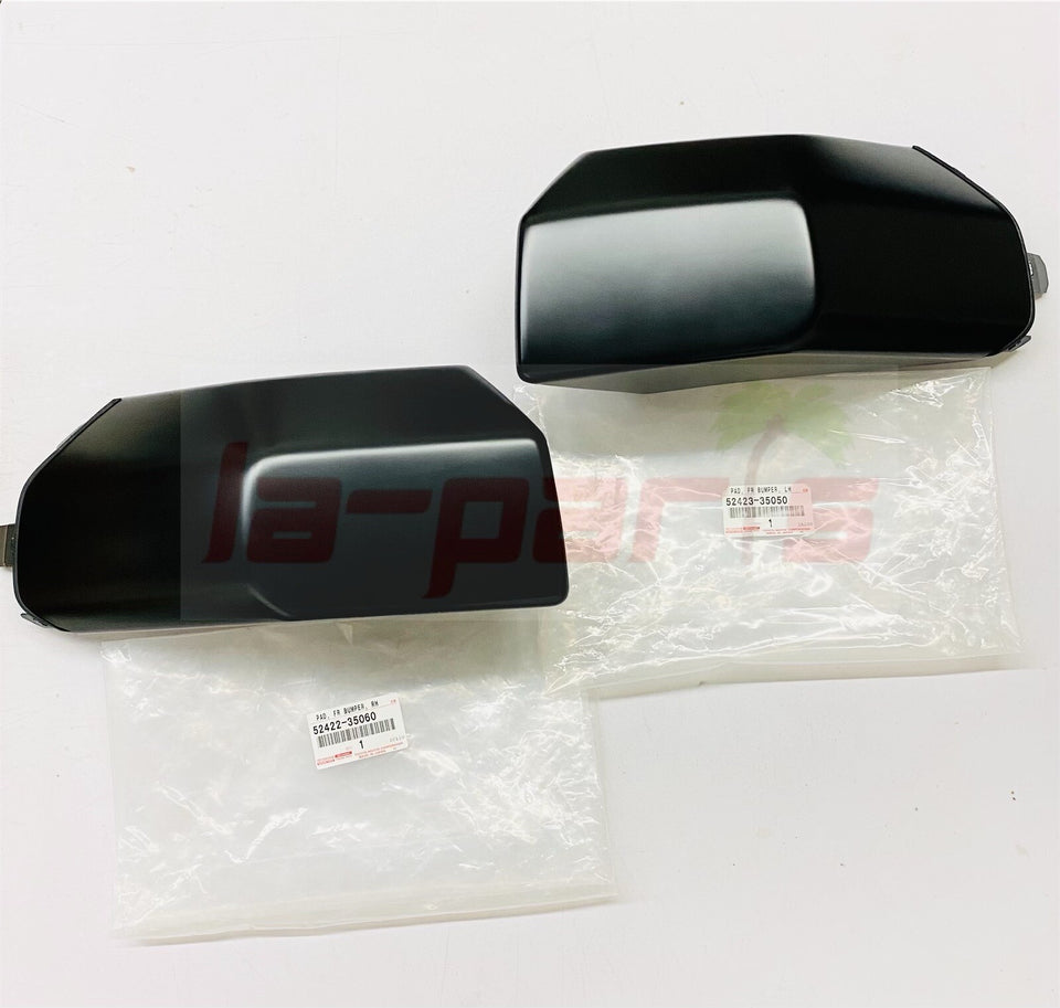 Genuine For Toyota FJ Cruiser 2007-2014 Black Front Left & Right Bumper Pad Set 1