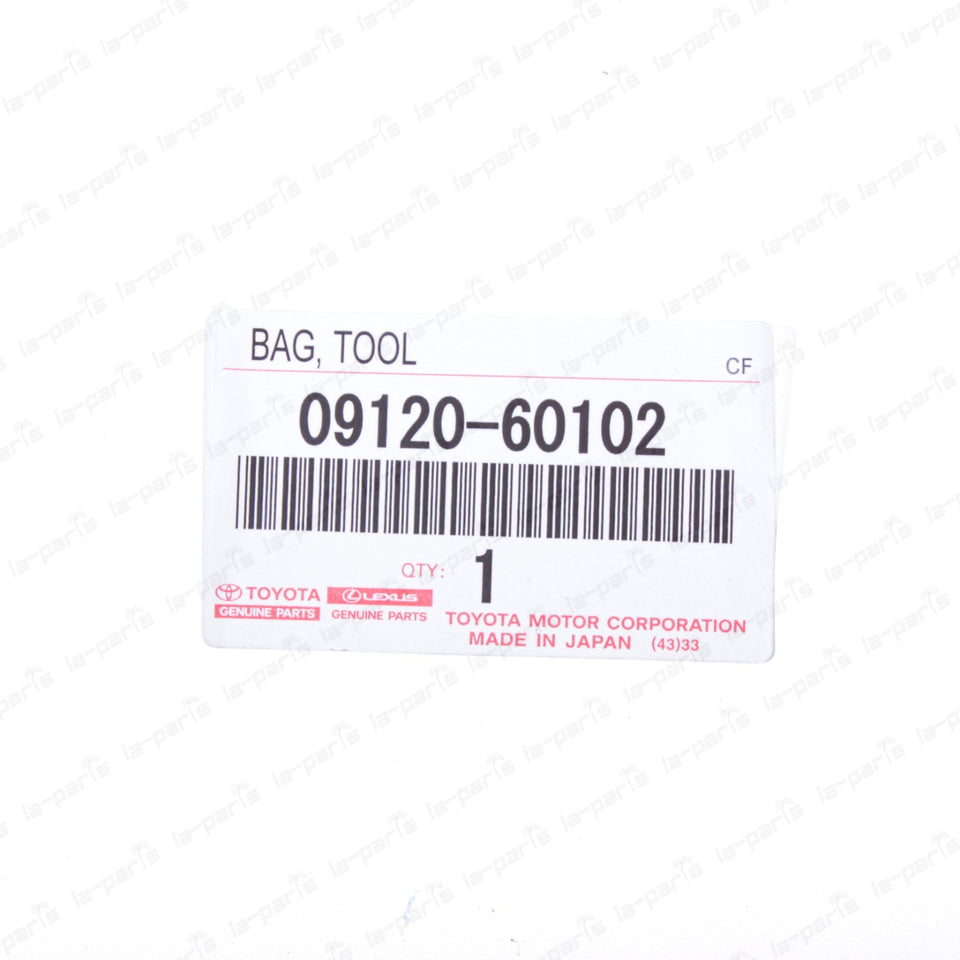 New Genuine OEM Toyota 1972-1997 Land Cruiser Tool Bag 09120-601027