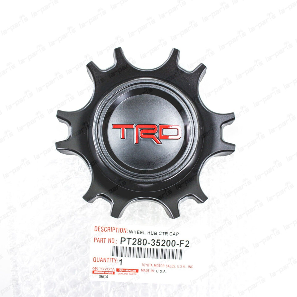 New Genuine OEM Toyota 2020 TRD Tacoma Wheel Center Cap PT280-35200-F2