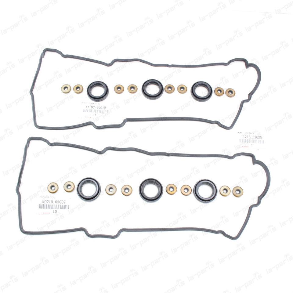 GENUINE TOYOTA TUNDRA 4RUNNER TACOMA 3.4L  5VZFE VALVE COVER GASKETS SEALS SET0