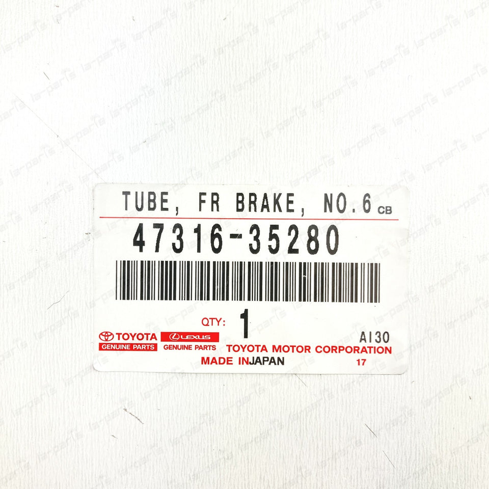 GENUINE TOYOTA FJ CRUISER 4RUNNER LEFT FRONT BRAKE TUBE HOSE 47316-352803