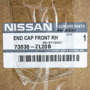 Genuine Nissan 05-12 Pathfinder Front Passenger Roof Rack End Cover 73830-ZL20B