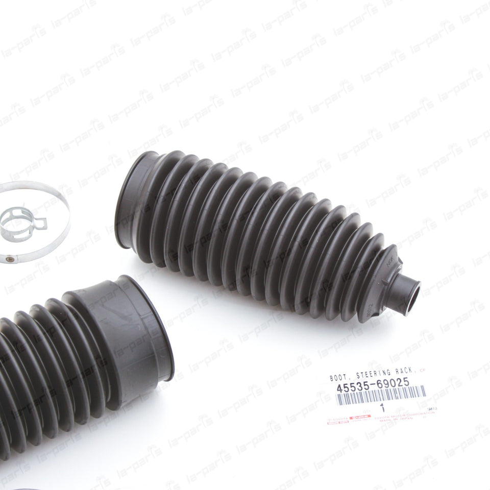 Genuine OEM Toyota 10-24 4Runner FJ Cruiser Steering Rack Tie Rod End & Boot SET14