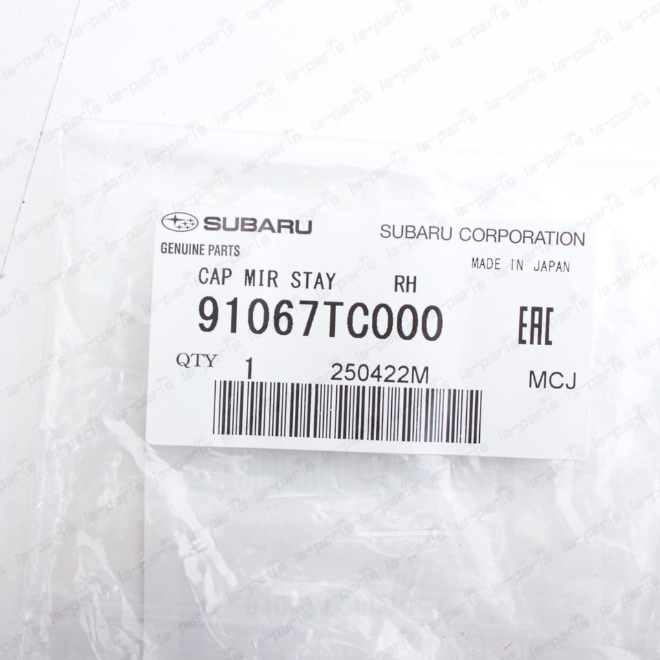 New Genuine OEM Subaru TT1 TV2 Sambar Passenger Mirror Mounting Cover 91067TC0008