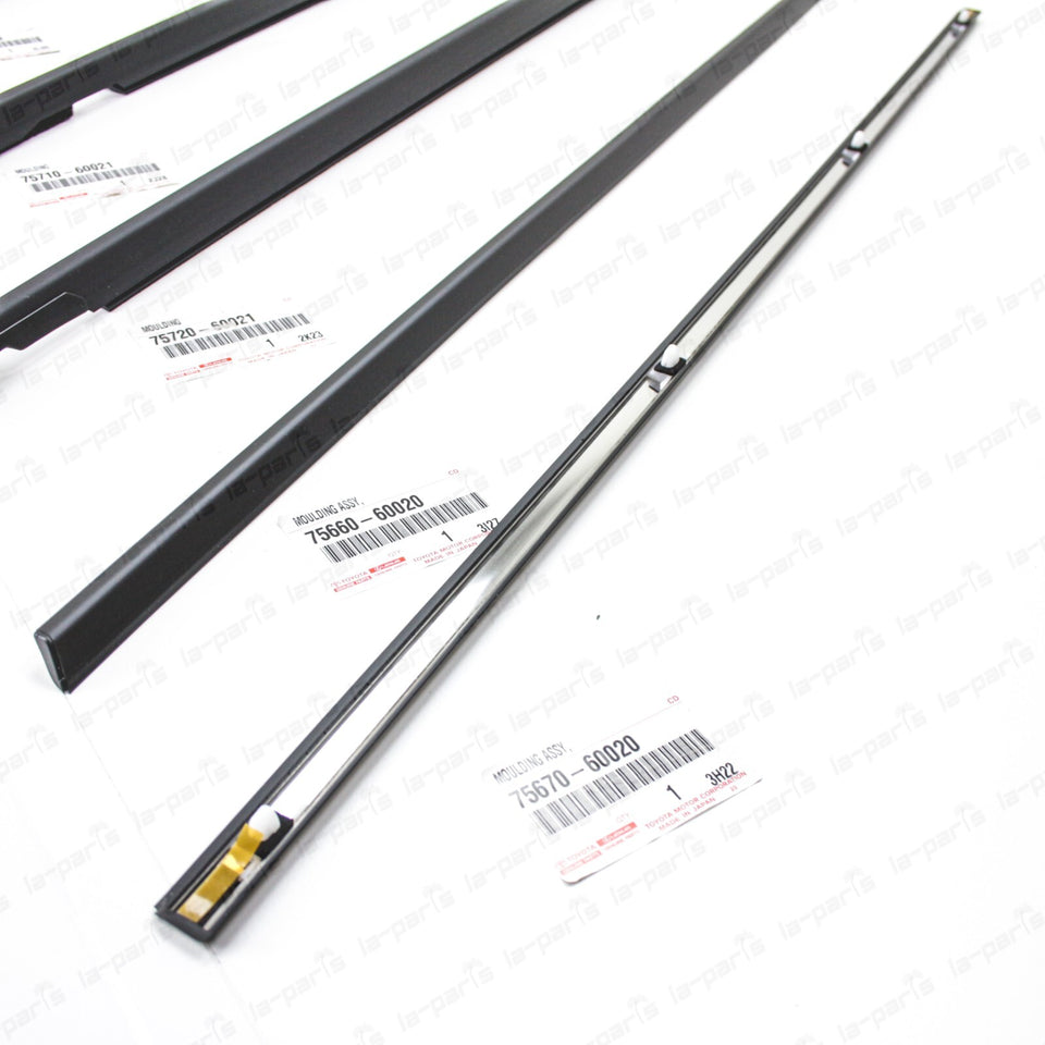 Genuine Toyota 91-98 Land Cruiser 80 FZJ80 Lexus LX450 6-Set Door Belt Molding1