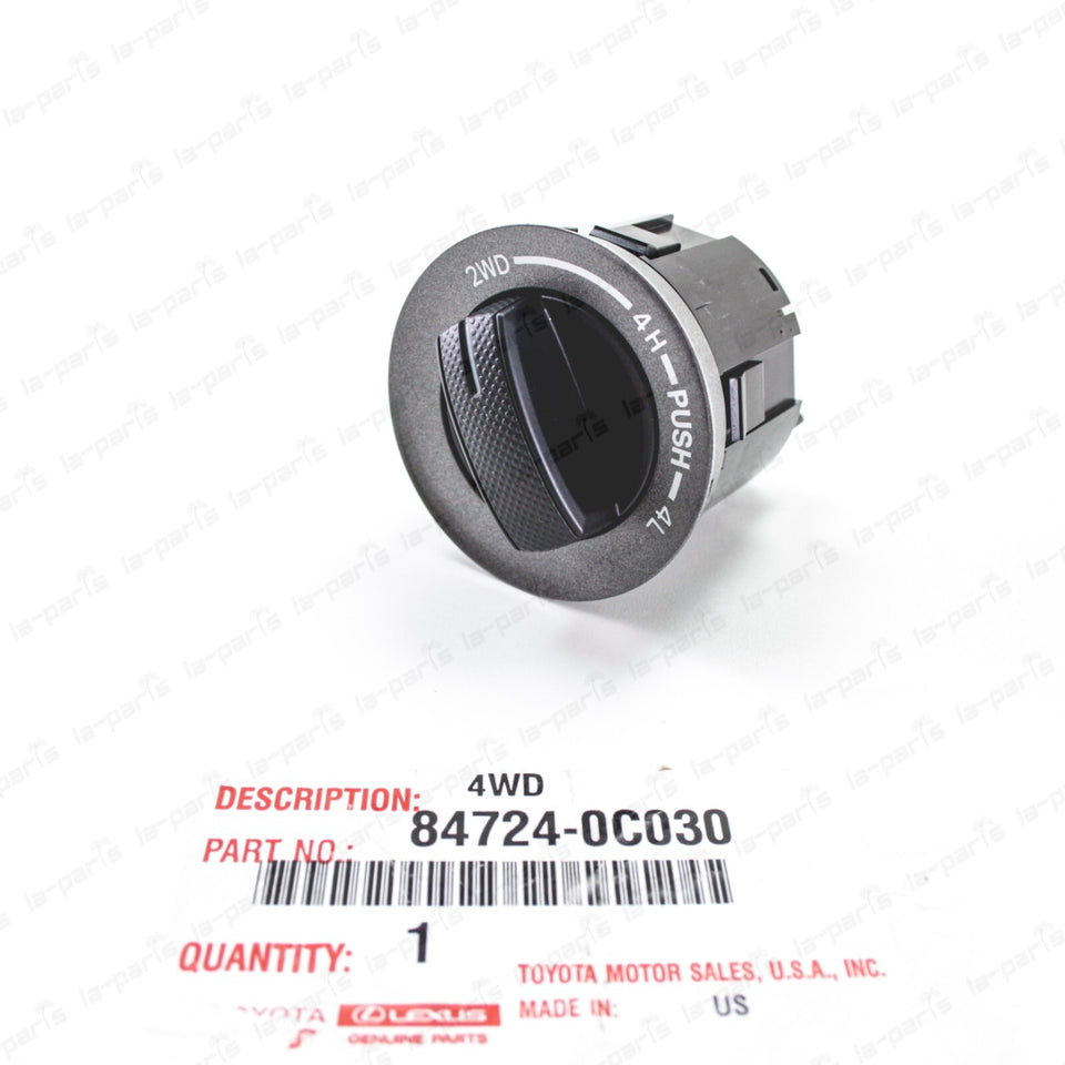New Genuine OEM Toyota Sequoia Tundra 4 Wheel Drive Control Switch 84724-0C0300