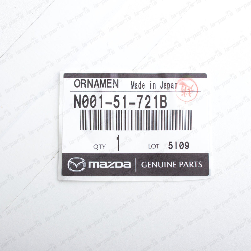 New Genuine OEM Mazda MX-5 Miata Rear Green Roadster Badge N001-51-721B7