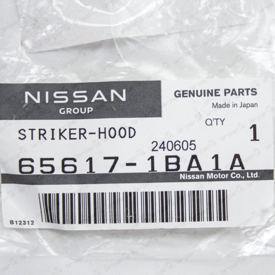 Genuine Nissan GT-R EX35 FX35 FX50 G25 G37 Hood Latch Lock Striker 65617-1BA1A