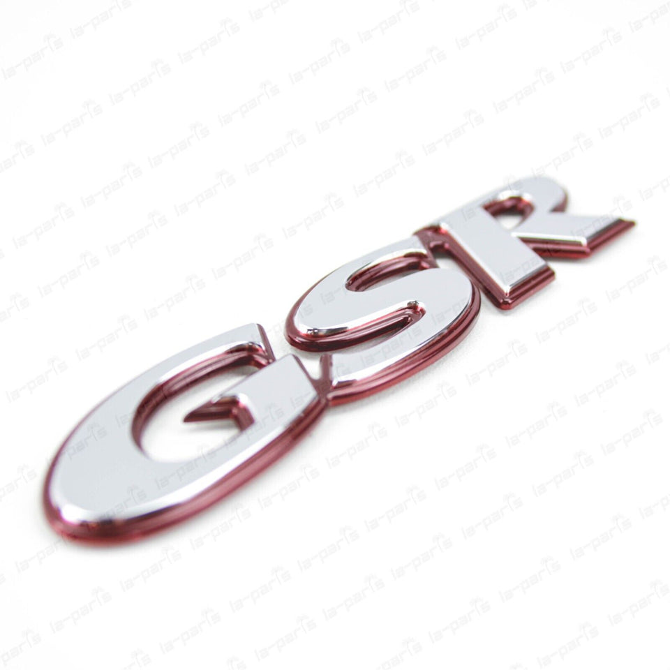 Genuine Mitsubishi Lancer Evolution 4 5 CN9A CP9A Rear Silver GSR Badge Emblem