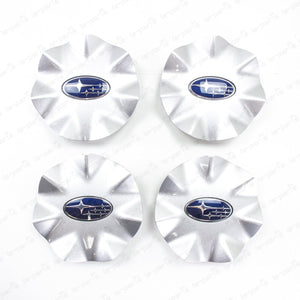 New Genuine Subaru 2006-2014 Tribeca Silver Wheel Hub Cover Center Cap SET of 4