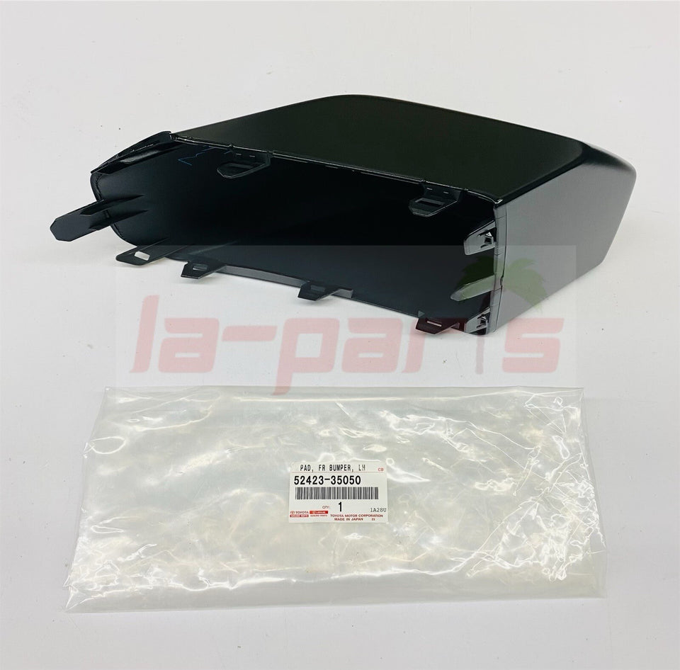NEW GENUINE TOYOTA FJ CRUISER 2007-2014 BLACK FRONT LEFT CORNER BUMPER PAD5