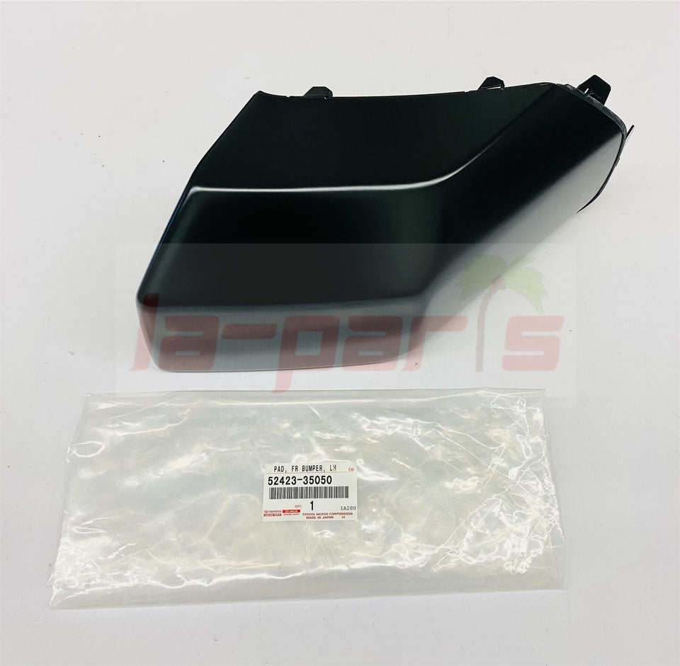 NEW GENUINE TOYOTA FJ CRUISER 2007-2014 BLACK FRONT LEFT CORNER BUMPER PAD4