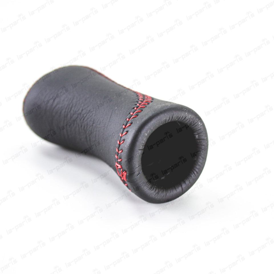 New Genuine Nissan Fairlady Z 300ZX Z32 Red Stitch Leather Gear Stick Shift Knob5