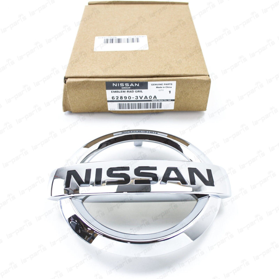 Genuine OEM Nissan 2014-2019 Versa Note Front Grille Emblem Logo 62890-3VA0A