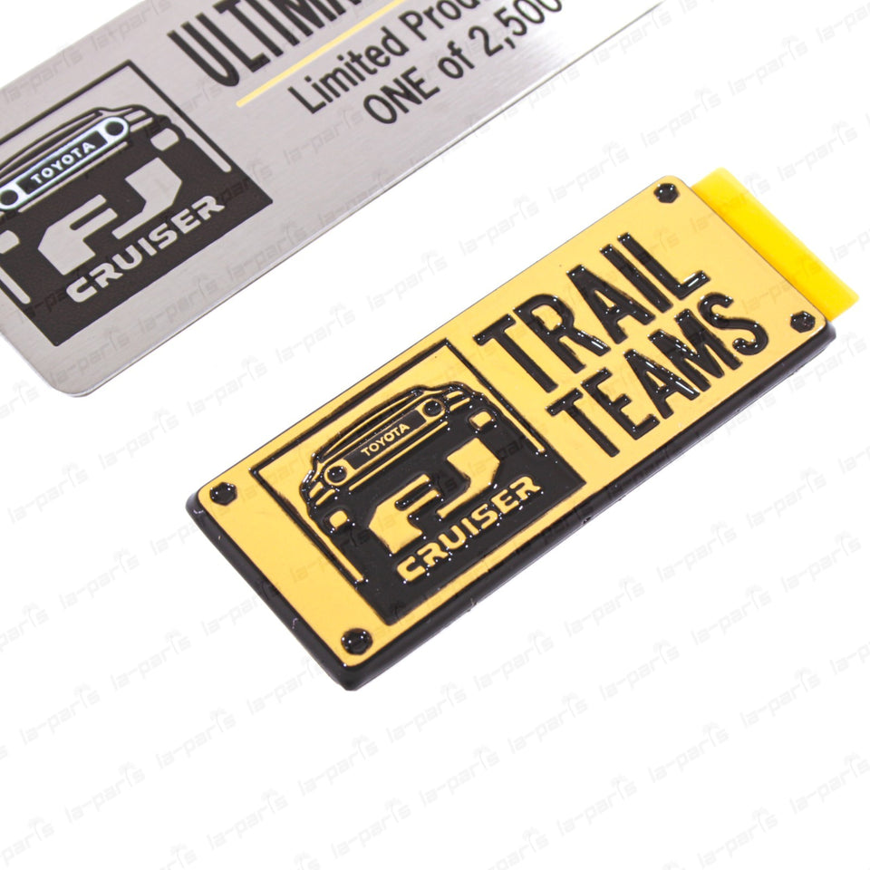 New Genuine OEM Toyota FJ Cruiser Ultimate Edition Trail Teams Badge PT413-351402