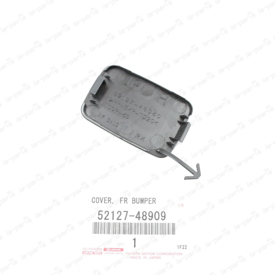 New Genuine OEM Lexus RX350 450h Front Right Bumper Tow Hook Cap 521270-489091