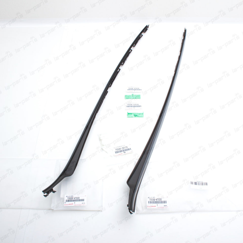 New Genuine Toyota 16-22 Prius Prius Prime Front Windshield Molding Kit w/clips0