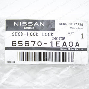 New Genuine OEM Nissan 09-20 370Z Hood Lock Control Safety Latch 65670-1EA0A