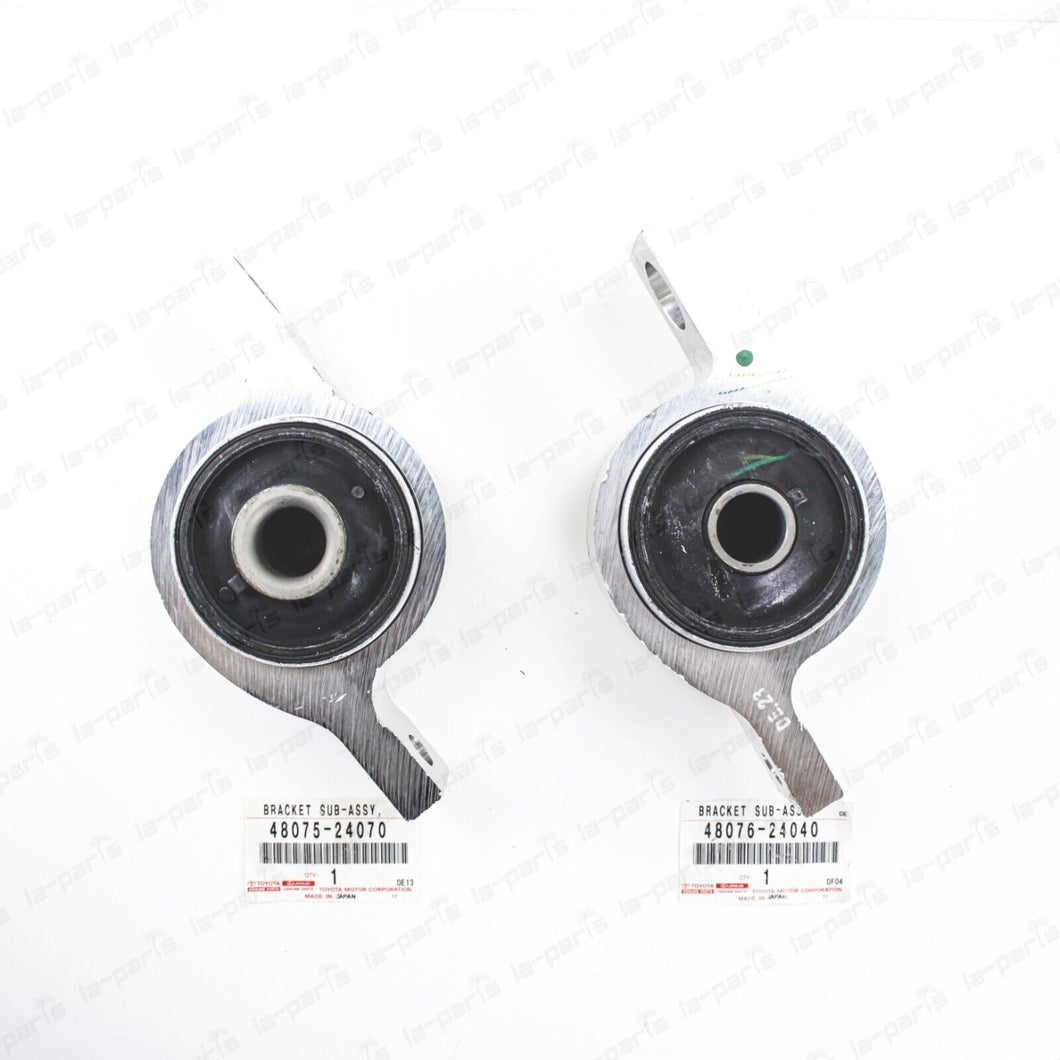 New Genuine Lexus Front Lower Control Arm Bushings SET 48076-24040 & 48075-24070