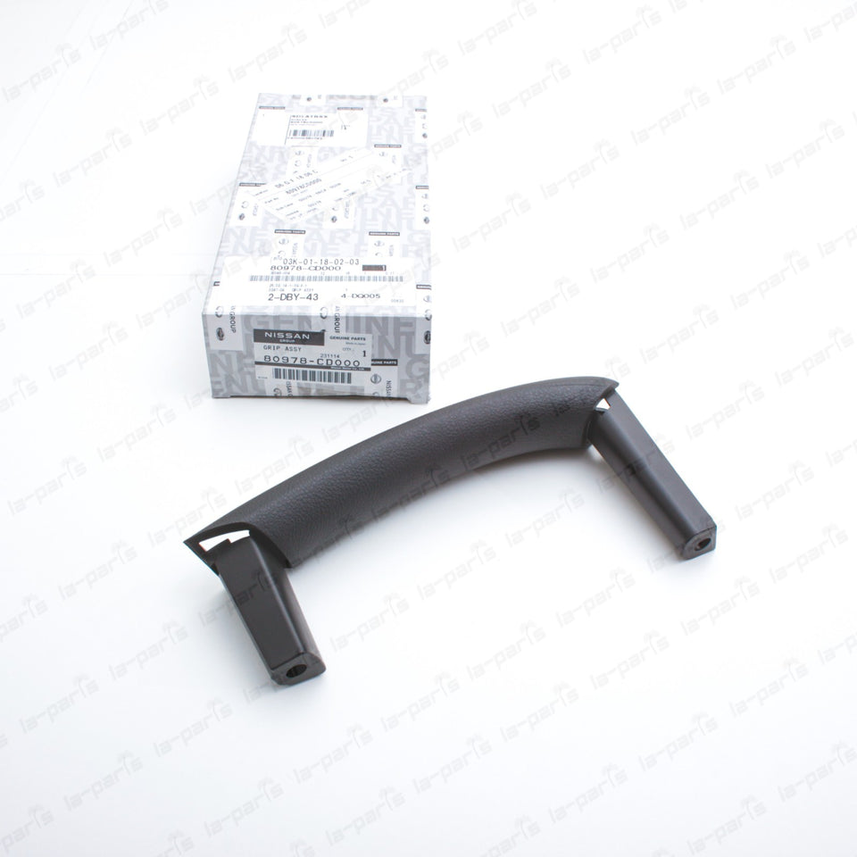 Genuine OEM Nissan 03-05 350Z Passenger Side Pull Handle Grip Black 80978-CD0000