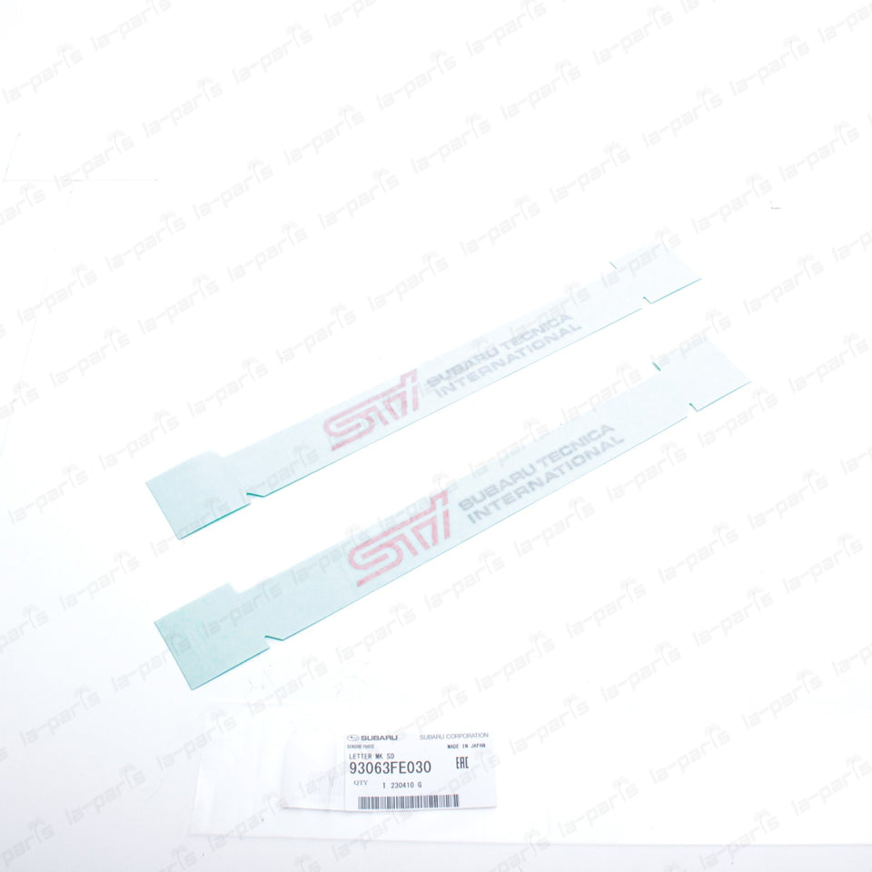 Genuine OEM Subaru WRX STi Door Decal "STi Subaru Technica International" Qty:20