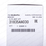 New Genuine OEM Subaru 2010-2025 CVT Transmission Fluid Filter 31835AA0308