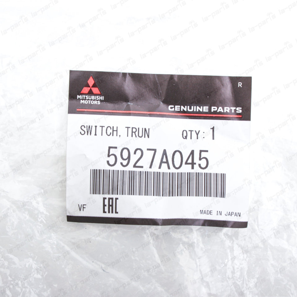 New Genuine OEM Mitsubishi 2008-2017 Lancer Evo Trunk Lid Opener Switch 5927A0457