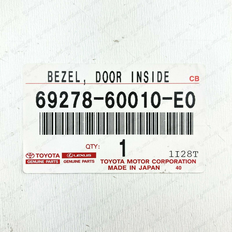 New Genuine OEM Toyota LC 80 Lexus LX450 Oak LH Door Inner Handle Bezel Qty:14