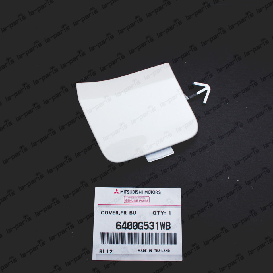 New Genuine OEM Mitsubishi 17-20 Mirage Front Bumper Tow Eye Hook Cap 6400G531WB0