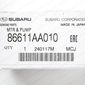 New Genuine OEM Subaru 90-08 Front Windshield Washer Fluid Pump 86611AA010