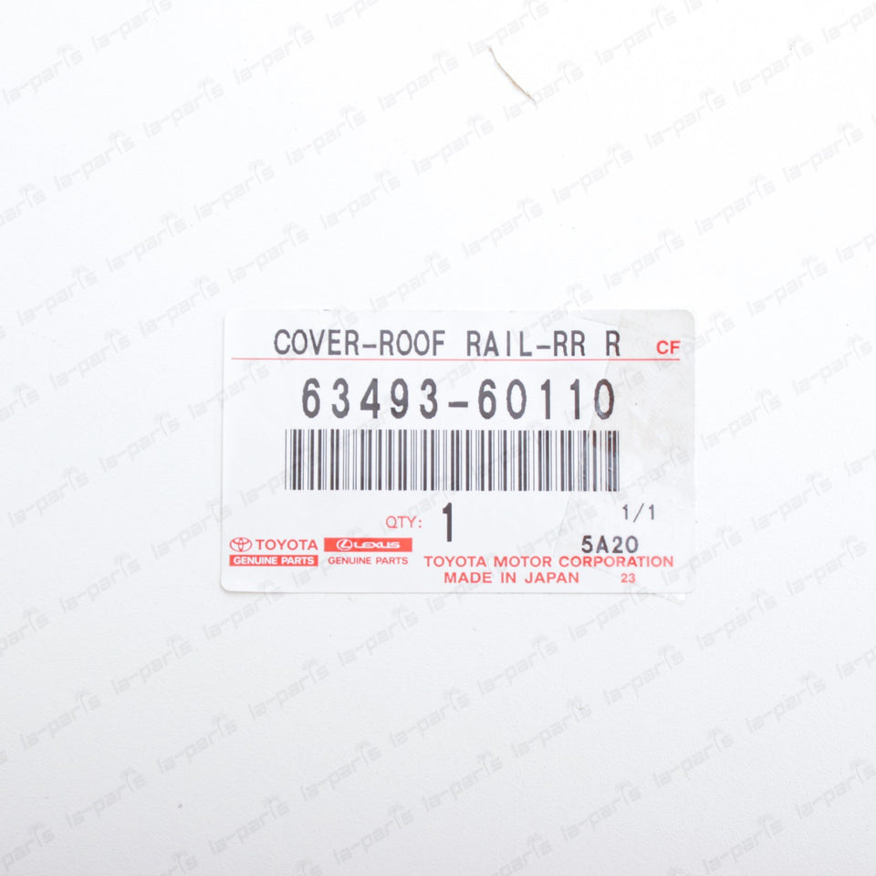 New Genuine OEM Lexus 08-15 LX570 Rear Passenger Roof Rack Leg Cover 63493601108