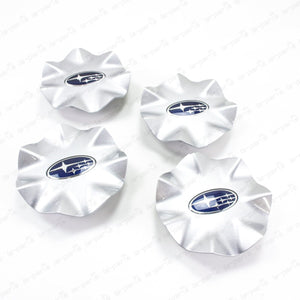 New Genuine Subaru 2006-2014 Tribeca Silver Wheel Hub Cover Center Cap SET of 4