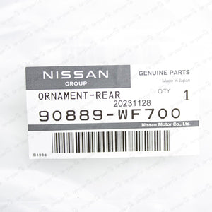 New Genuine OEM Nissan Skyline 01-02 GTR R34 Rear Trunk Emblem 90889-WF700