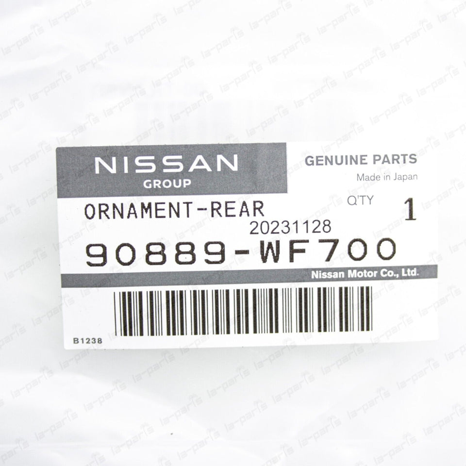 New Genuine OEM Nissan Skyline 01-02 GTR R34 Rear Trunk Emblem 90889-WF700