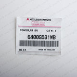 New Genuine OEM Mitsubishi 17-20 Mirage Front Bumper Tow Eye Hook Cap 6400G531WB9